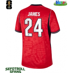 England Reece James #24 Bortatröja VM 2026 Kortärmad